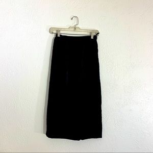 Vintage Valentino Black Velvet Skirt
